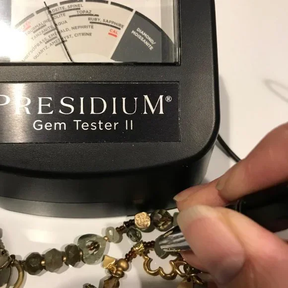 Orly Hagai Antique Gold-Tone Semi Precious Stone Bead Bracelet - Picture 6 of 11